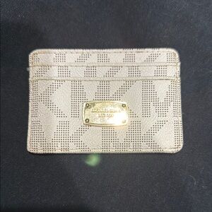 Michael Kors Tan Wallet Sleek Saffiano Design